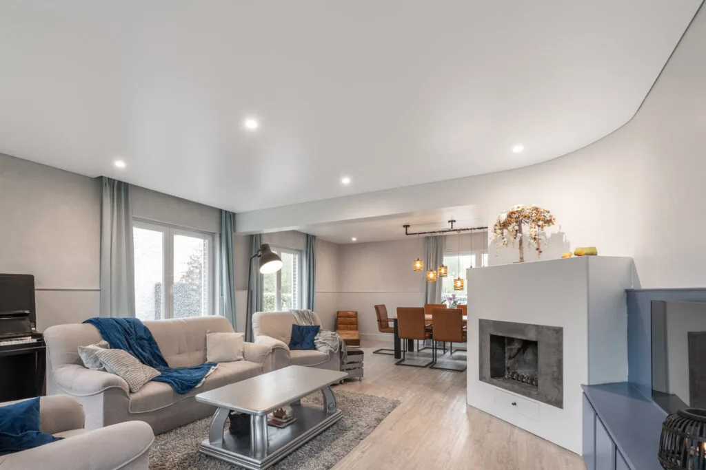 Nouveau plafond piece de vie